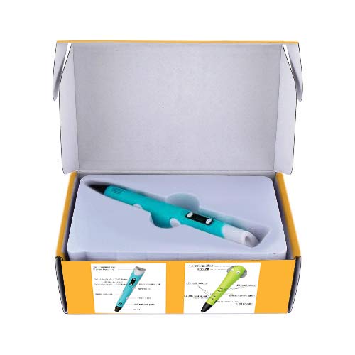 REES52® Second Generation 3D Pen for Kids/Adults/Children (3D-Printing Pen for 3D Drawing, Doodling, Arts, Crafts, Model Making) - 3D Pen with Display (Blue) REES52® Second Generation 3D Pen for Kids/Adults/Children (3D-Printing Pen for 3D Drawing, Doodling, Arts, Crafts, Model Making) - 3D Pen with Display (Blue)